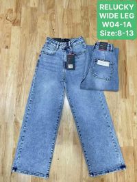 0004-1# синие детские джинсы relucky (стрейч-коттон, 6 ед, размеры детские: 8-13) выдача на следующий день фото