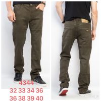 4344# хаки мужские джинсы (8 ед, размеры норма: 32-40) выдача на следующий день фото