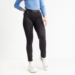 0021-1 черные женские брюки (CEMEILLA, 6 ед. размеры норма: 25-30, маломерят на 2-3 размера) фото