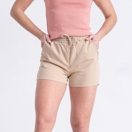 1044-3 бежевые женские шорты (MINIMAL, 4 ед. размеры норма: S. M., дублируются) фото
