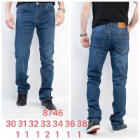 8746 # синие мужские джинсы (Fangsida, стрейч коттон, 8 ед, размеры норма: 30-38) выдача на следующий день фото