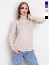 3120 микс расцветок женский гольф (KISS ME, 5 ед. размеры норма: S-M. L-XL) фото