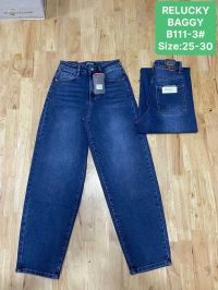0111 # синие женские джинсы (Relucky, стрейч коттон, 6 ед, размеры норма: 25-30) выдача на следующий день фото