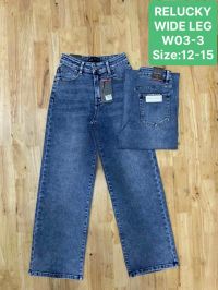 0003-3# синие детские джинсы relucky (стрейч-коттон, 6 ед, размеры детские: 12-15) выдача на следующий день фото