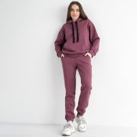0630-27 фрезовый женский спортивный костюм ( 5`th Avenue , турецкая трехнитка, флис, 3 ед, размеры норма: 42.44.46) фото
