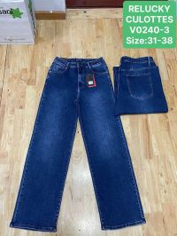 0240-3 # синие женские джинсы (Relucky, стрейч коттон, 6 ед, размеры батал: 31-38) выдача на следующий день фото
