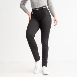 купить оптом джинсы 0078-1 черные женские брюки (CEMEILLA, 6 ед. размеры норма: 25-30, маломерят на 2-3 размера) недорого