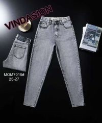 7016# серые женские джинсы (Vindasion, стрейч-коттон, 6 ед, размеры норма: 25-27) выдача на следующий день фото