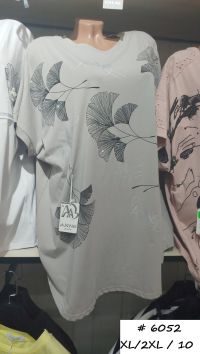 купить 6052 # микс цветов женская футболка (Kiss me, 10 ед, размеры батал: XL/2XL) выдача на следующий день оптом