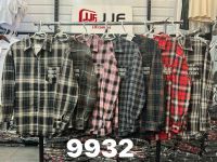 9932 # выбор цвета женская рубашка с камушками (JJF, фланель, 4 ед, размеры батал: XL-4XL) выдача на следующий день фото