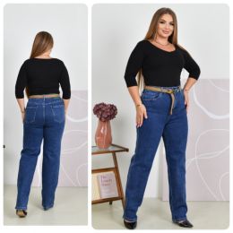 0176 # синие женские джинсы (LADY N, стрейчевые, 6 ед. размеры батал: 30-36) выдача на следующий день фото