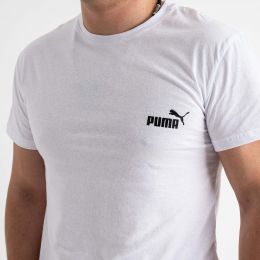 20505-10* белая мужская футболка с принтом (турецкий трикотаж, 5 ед. размеры норма: M. L. XL. 2XL. 3XL) выдача на следующий день фото